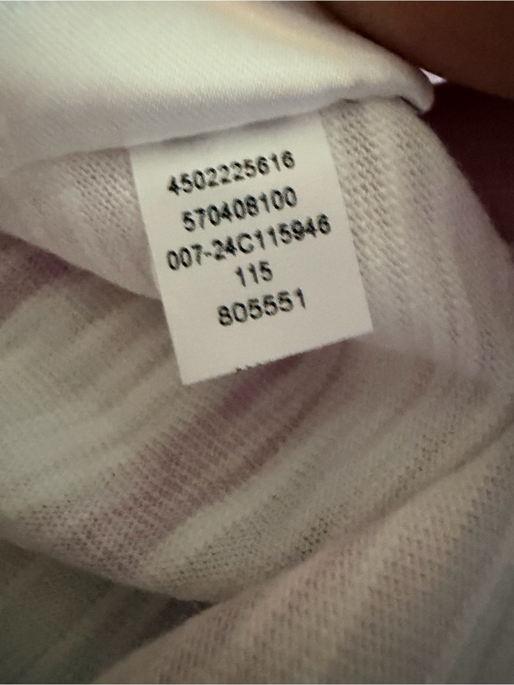 NWT Chicos Palermo Cotton Slub Stripes Tee, Size 1 - Picture 14 of 14